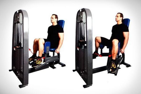 putting your legs together in a power machine