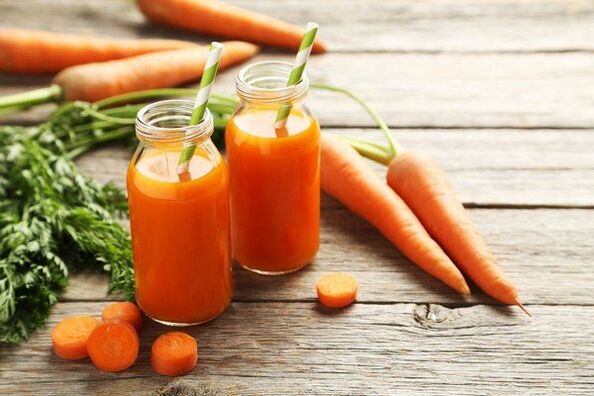 carrot juice to increase strength