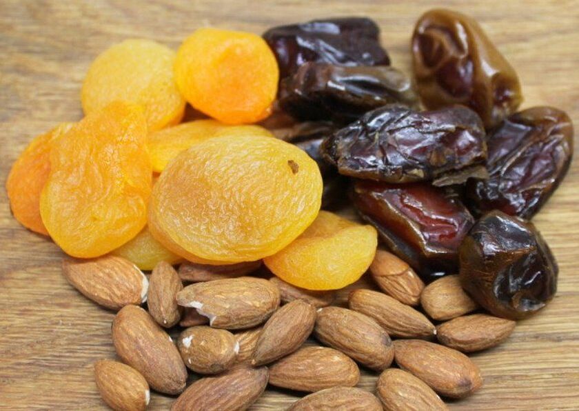 dried fruits to increase strength