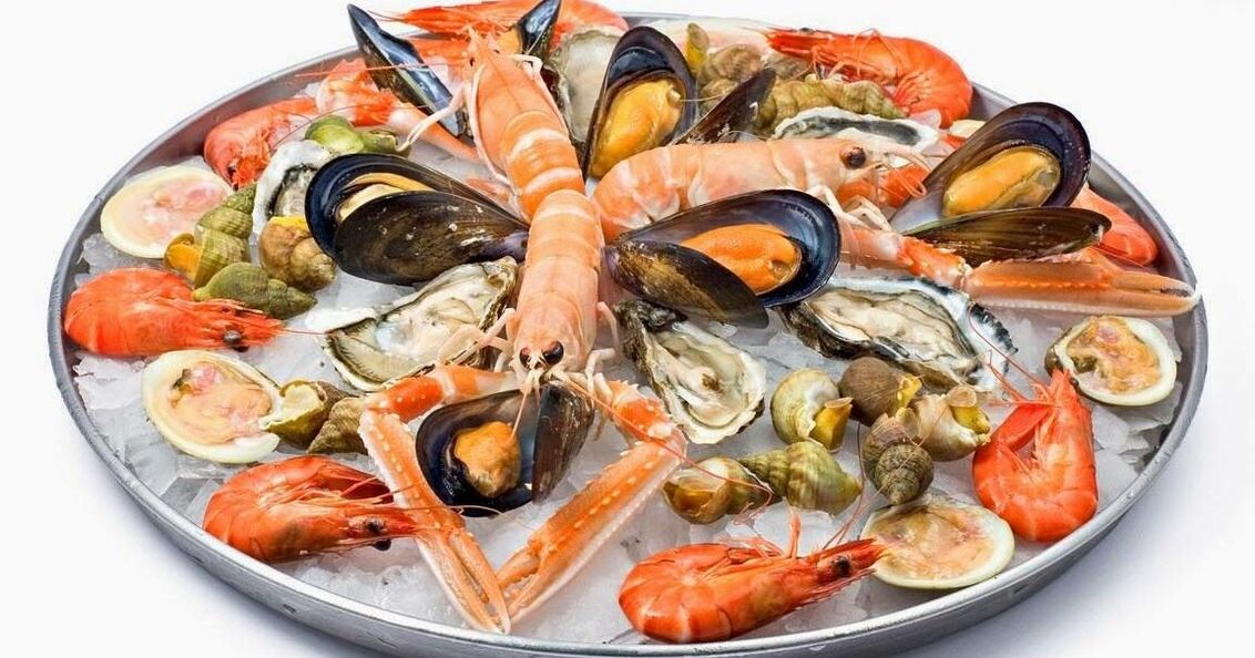 seafood to increase strength